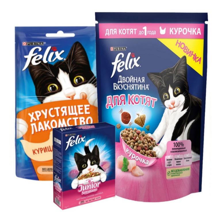Корм для котов Felix в Москве с доставкой. Купить по цене 550.00 руб.