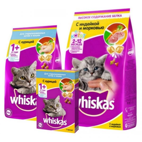 Корм для котов Whiskas